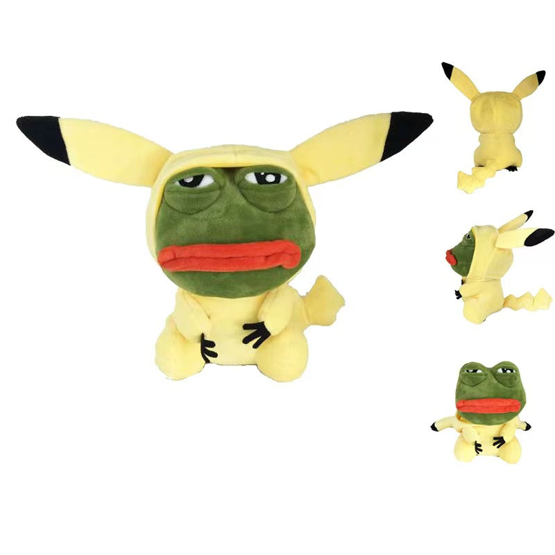 Pepe the frog/Pekachu with 10 random pepe stickers